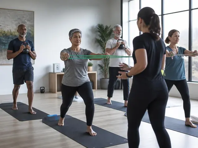 Fitness and nutrition coaching session at Victory Health & Wellness in Austin.